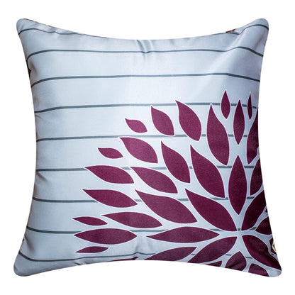 Premium Satin Cushion Cover Set of 5 - Mohagony - 16 x 16 Inches