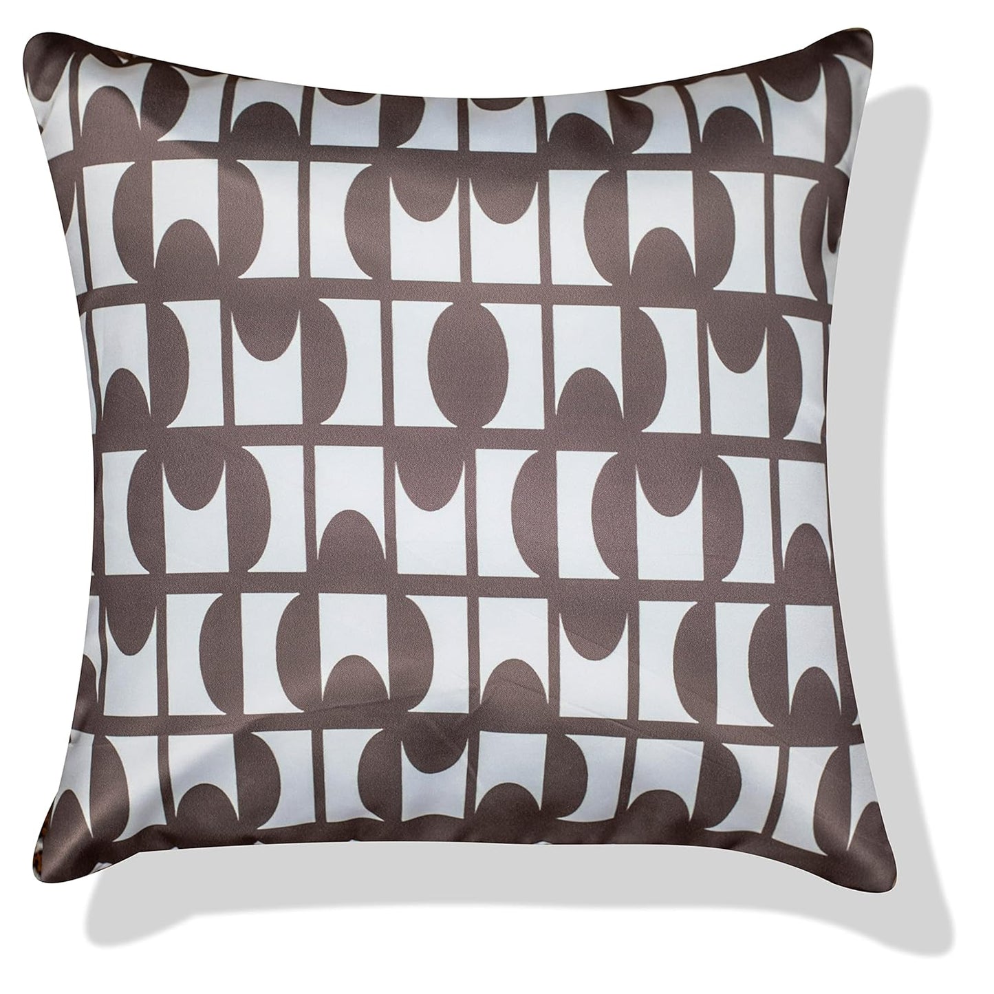 Premium Satin Cushion Cover Set of 5 - Cedar - 16 x 16 Inches