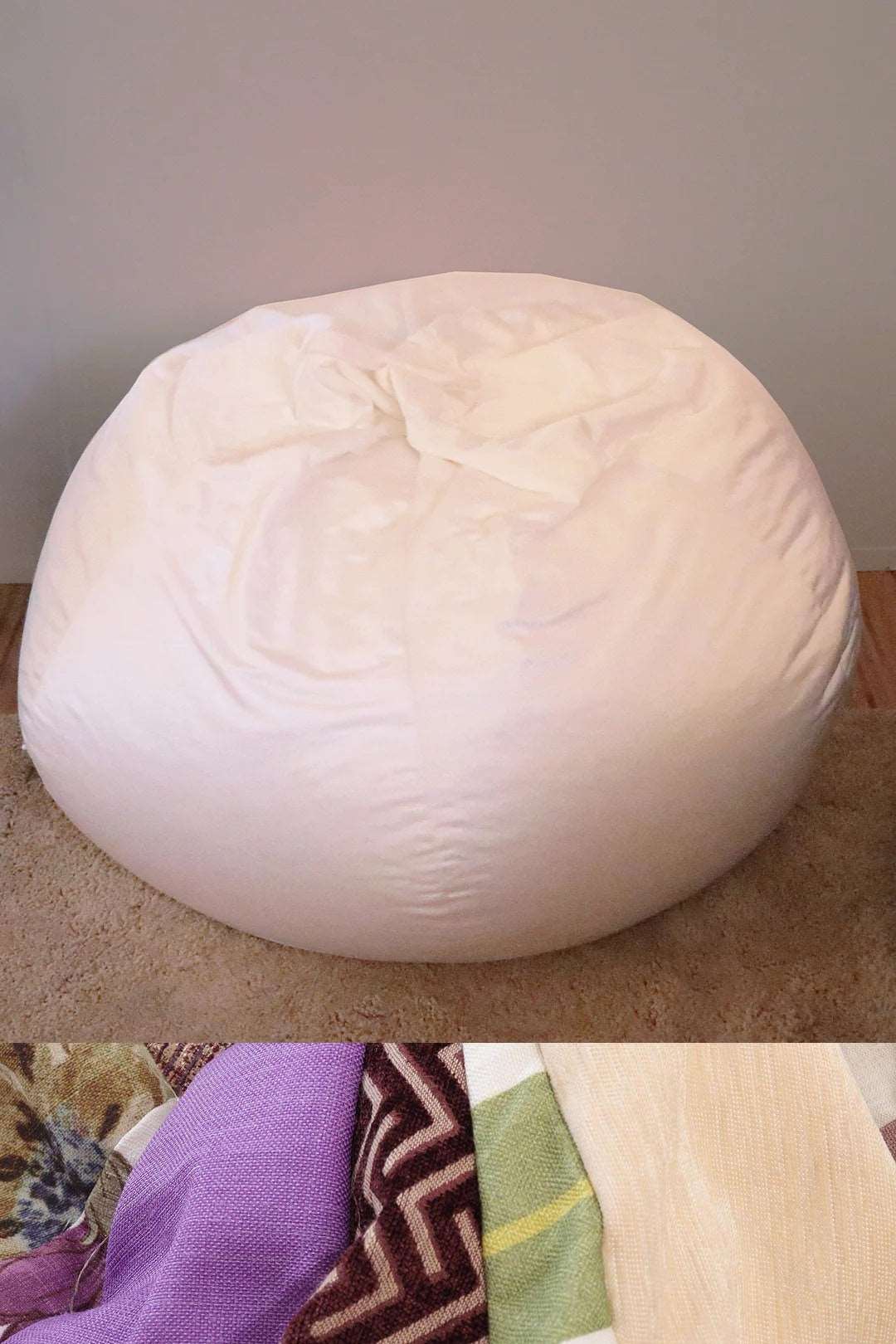 LILAC LOVE - Unique Artistic Patchwork Bean Bag