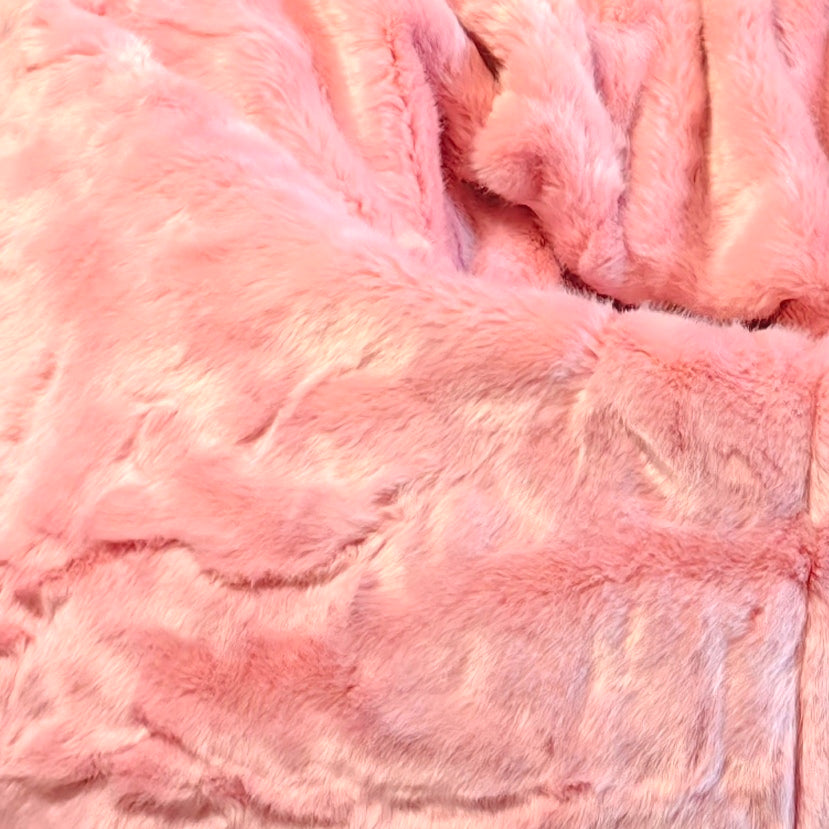 Rose Pink Soft Luxury Faux Fur High Quality Bean Bag